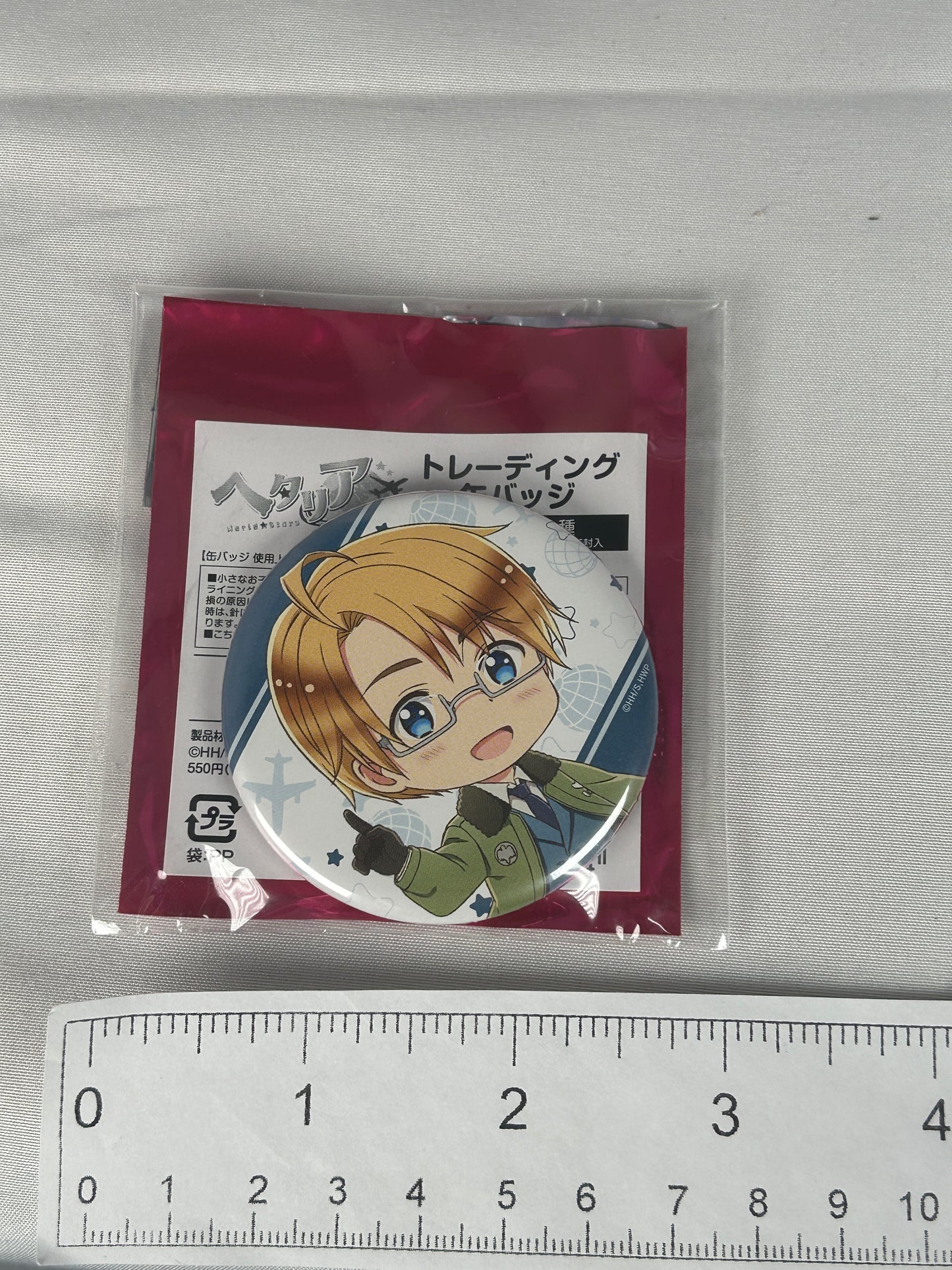 America Korotto Button Can Badge Hetalia World Stars