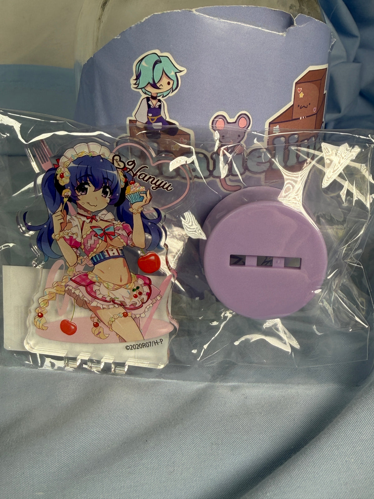 Hanyuu Bottle Lid Acrylic Higurashi When They Cry Moe Moe Café Lottery Prize D