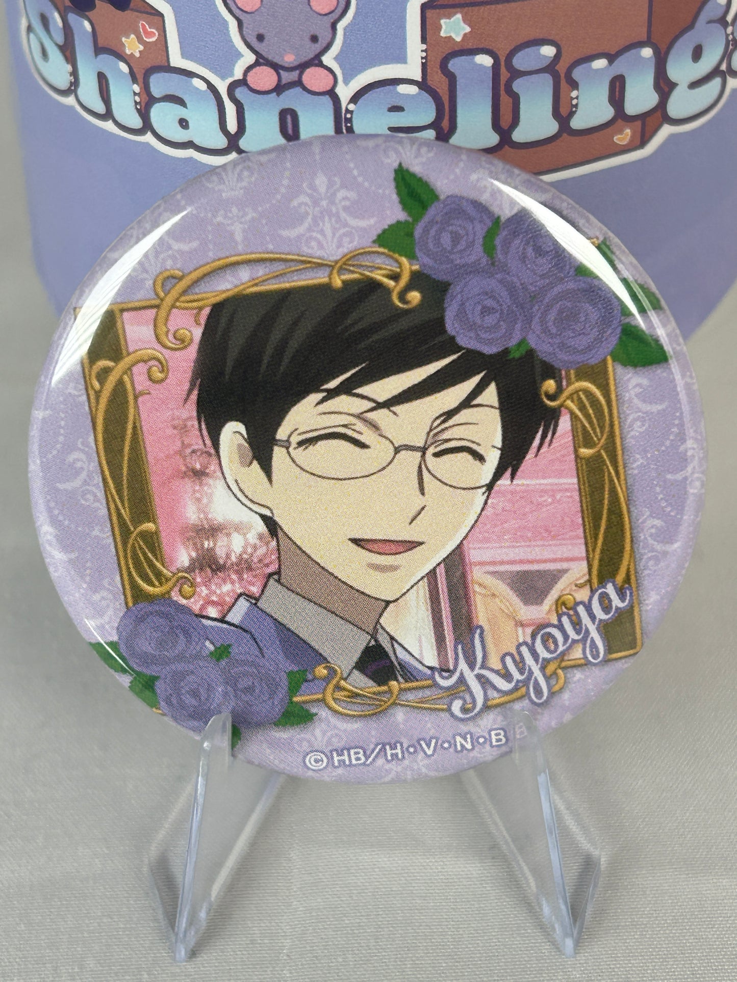 Ootori Kyouya Happy Badge Button Ouran Highschool Host Club 20th Anniversary