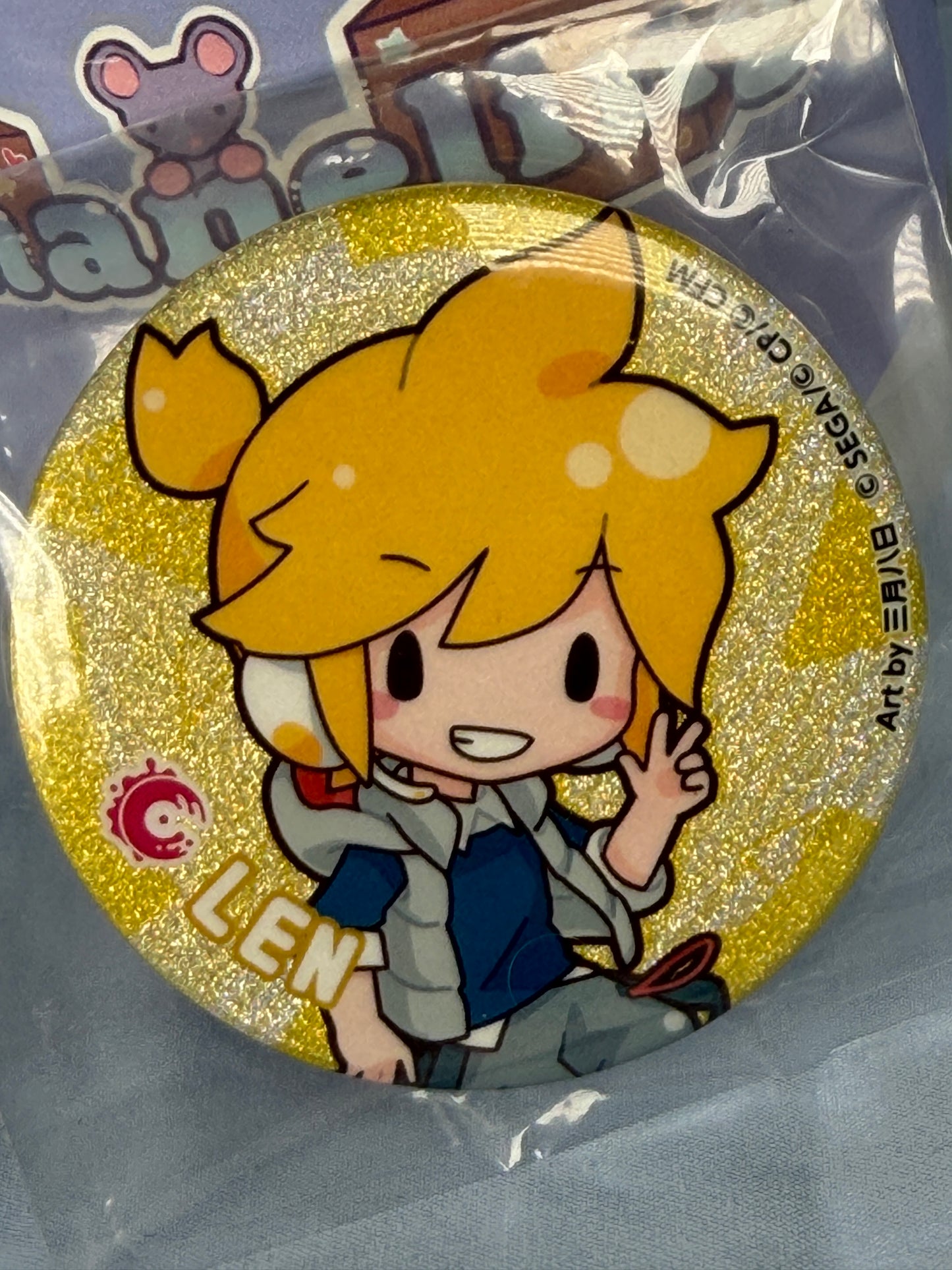 Kagamine Len KIRAKIRA Can Badge Pin Project Sekai Vol. 3