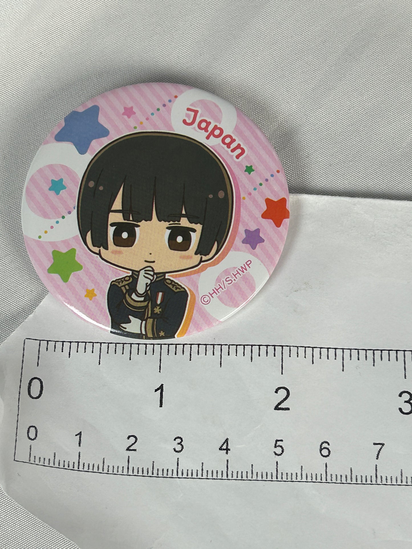 Japan Trading Button Badge Hetalia World Stars x Seria