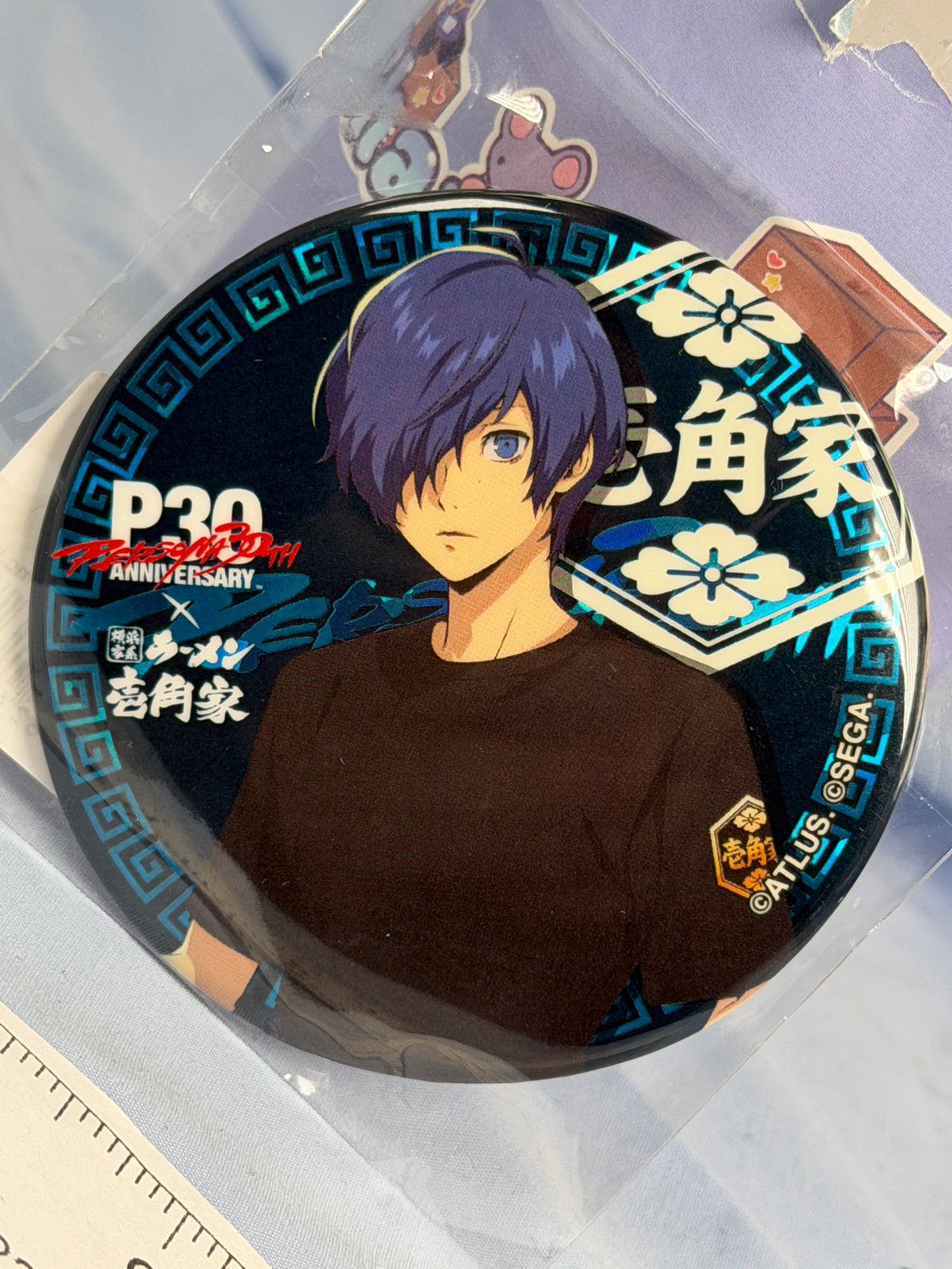 Makoto Yuki Ramen Can Badge Persona 3 Reload Ichikakuya Collaboration