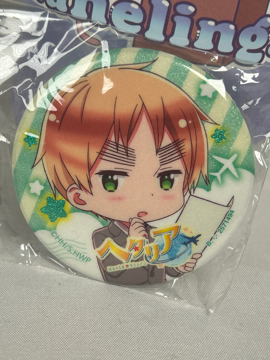 England Can Badge Pin Hetalia World Stars Capsule Collection