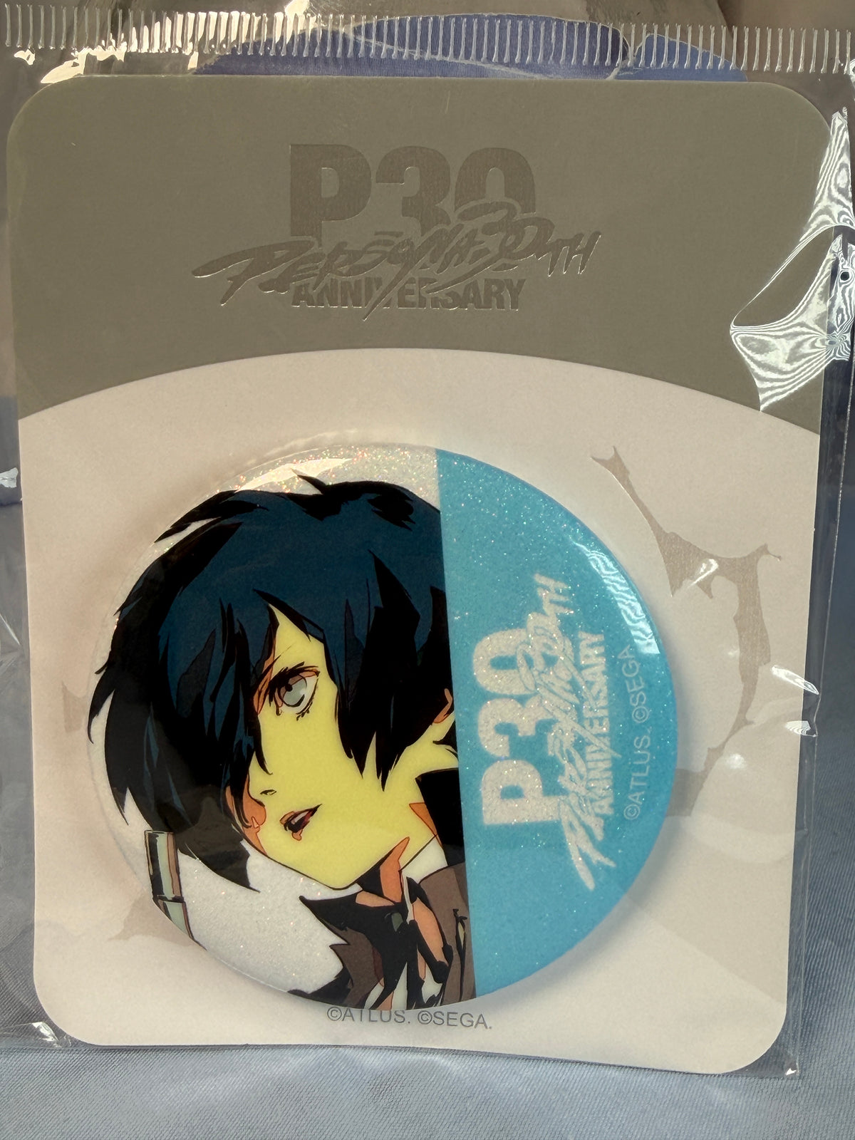 Makoto Yuki Can Badge Persona 3 Reload 30th Anniversary KV