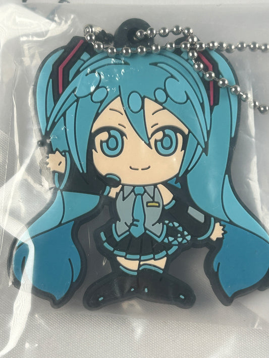 Deformed Megurine Luka Rubber Keychain Vocaloid Takara Tomy Arts