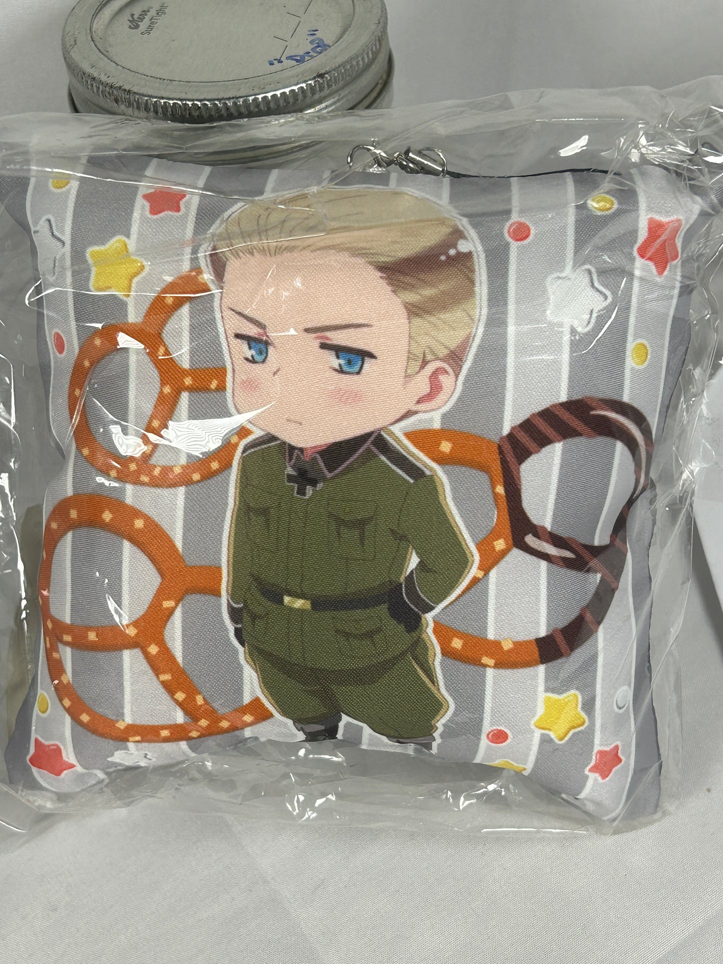 Germany Ludwig Pillow Plush Keychain Hetalia The World Twinkle