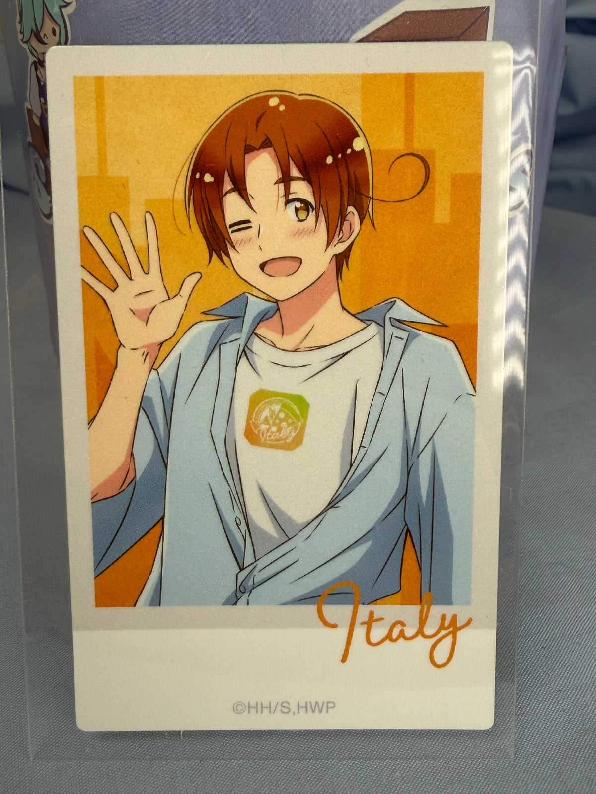 Italy Casual Fashion Photocard Sticker Hetalia World Stars arma bianca