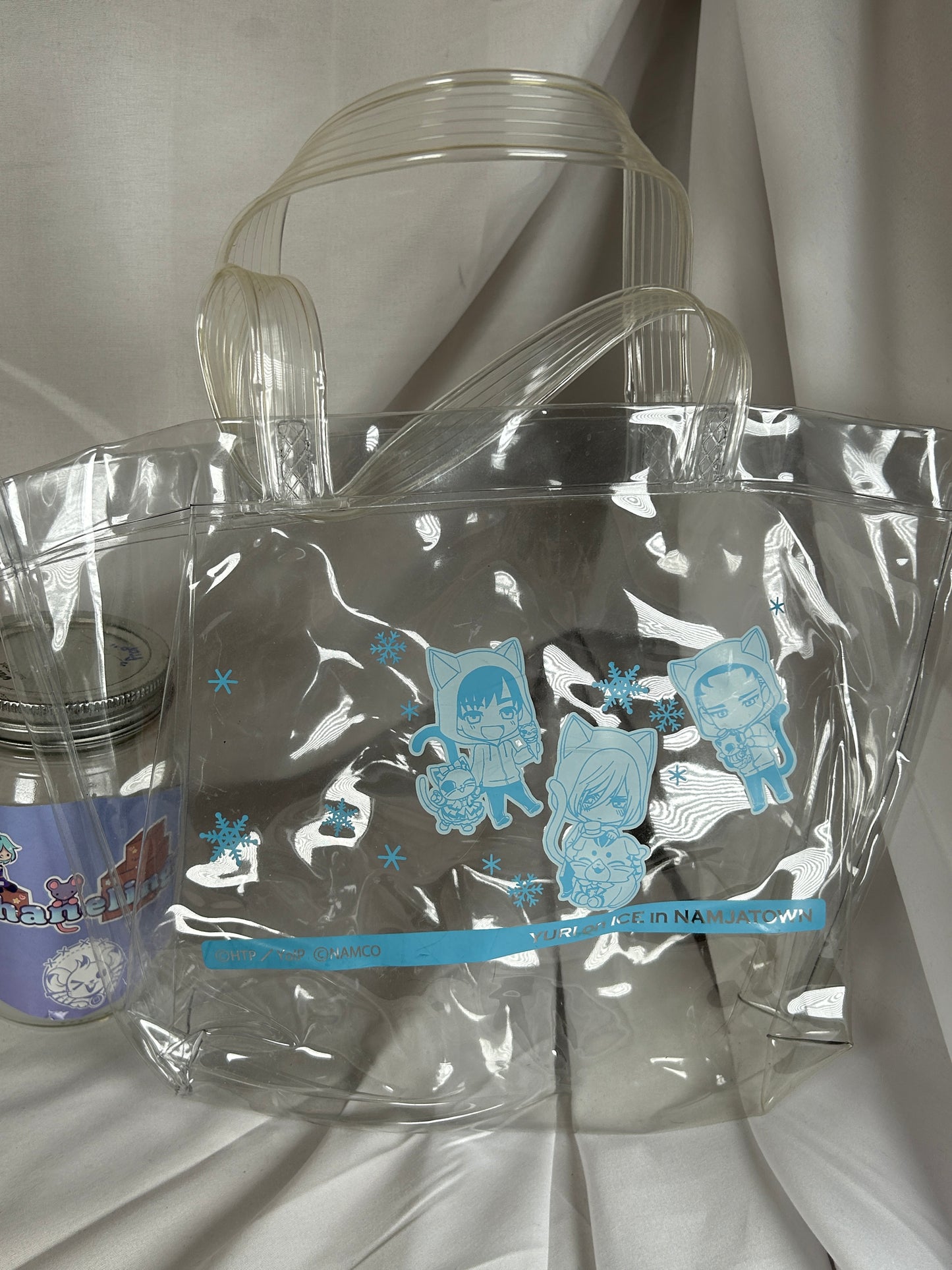 Yuri on Ice in Namjatown Clear Plastic Bag Reusable Cat Ears