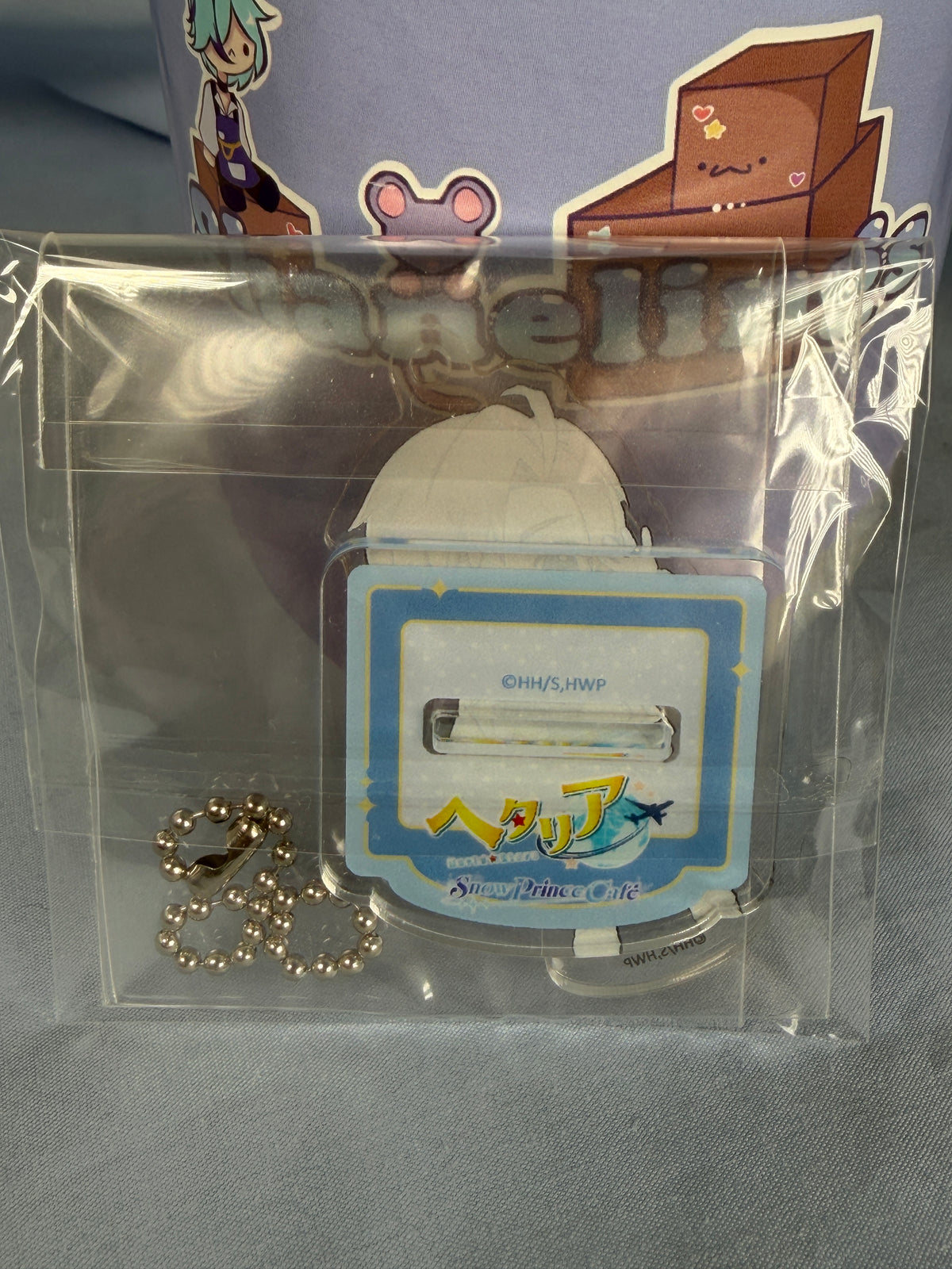 America Snow Prince Café Acrylic Stand Keychain Hetalia World Stars Amo Café