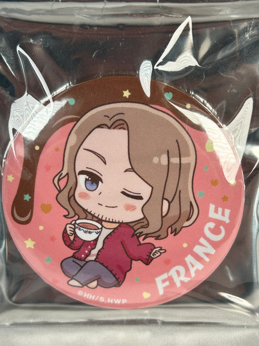France Button Badge Hetalia World Stars Gallery Collaboration Café