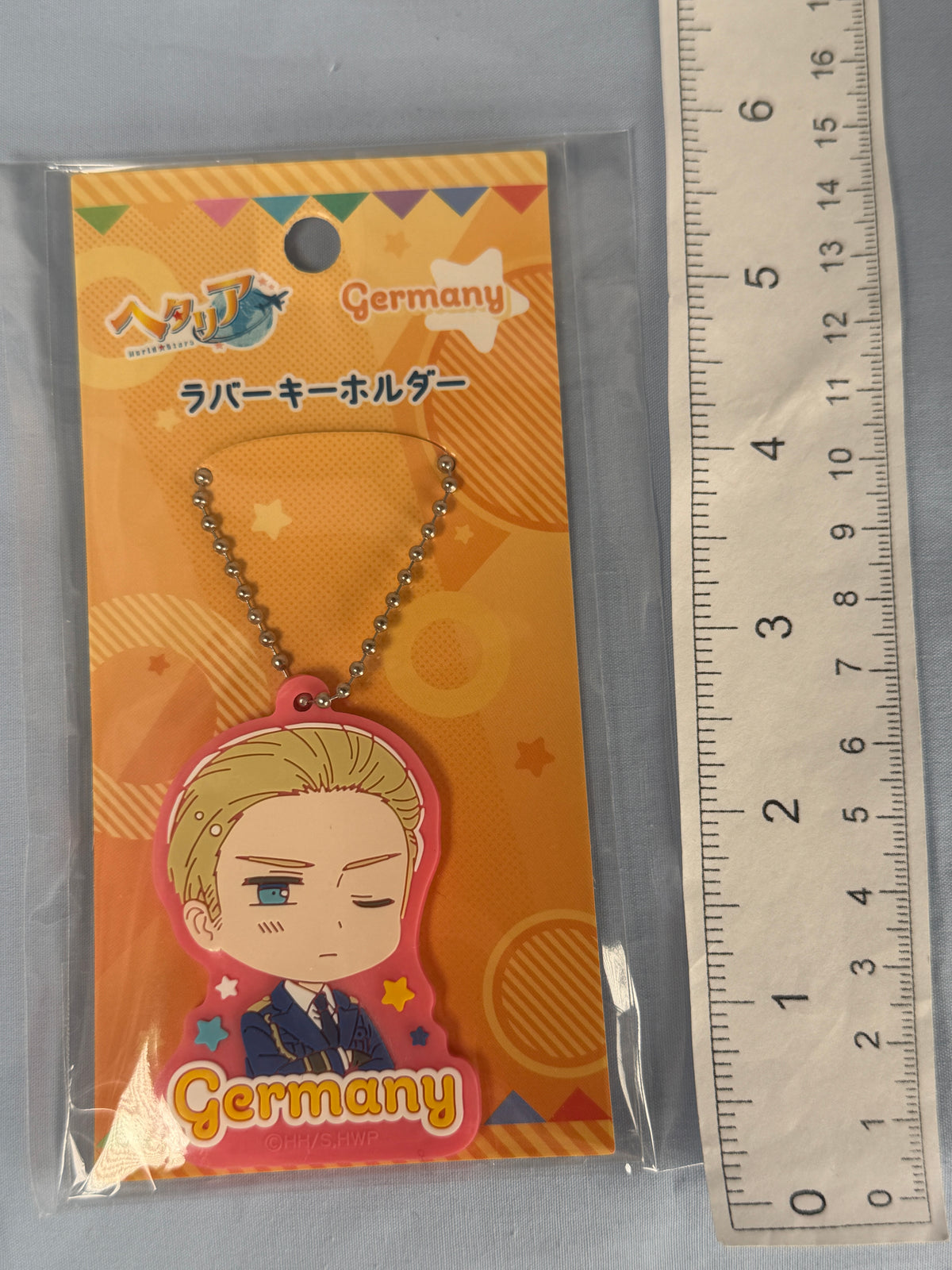 Germany Rubber Keychain Hetalia World Stars Seria Collaboration