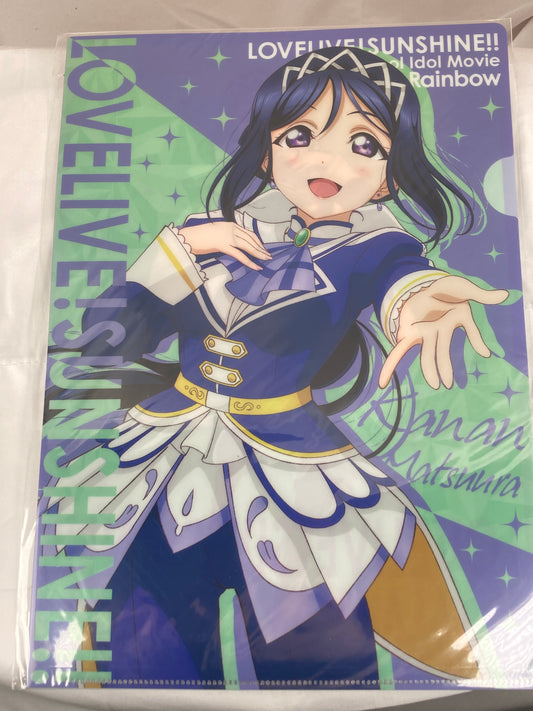 Kanan Matsuura Clear File Love Live Sunshine Movie Over The Rainbow 2019