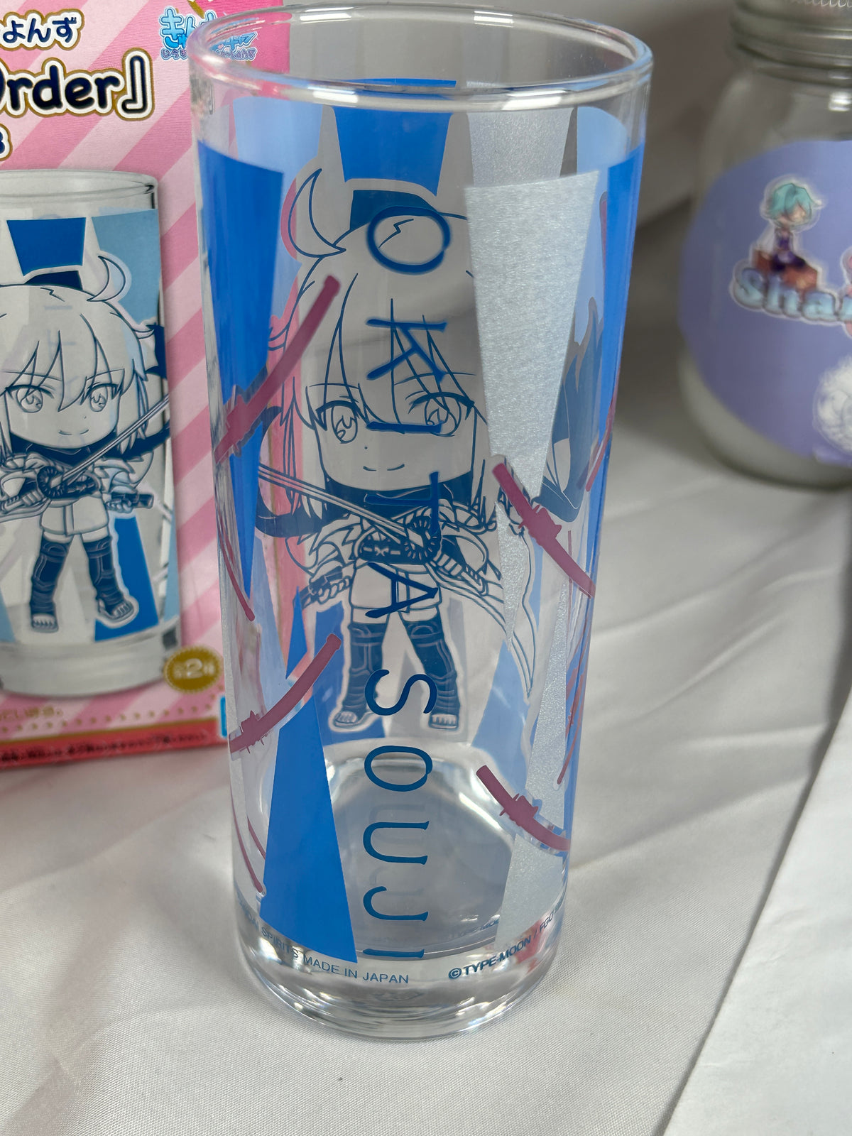 Okita Souji Oda Nobunaga Glass Cup Set Vol 3 Kyun Chara Fate Grand Order