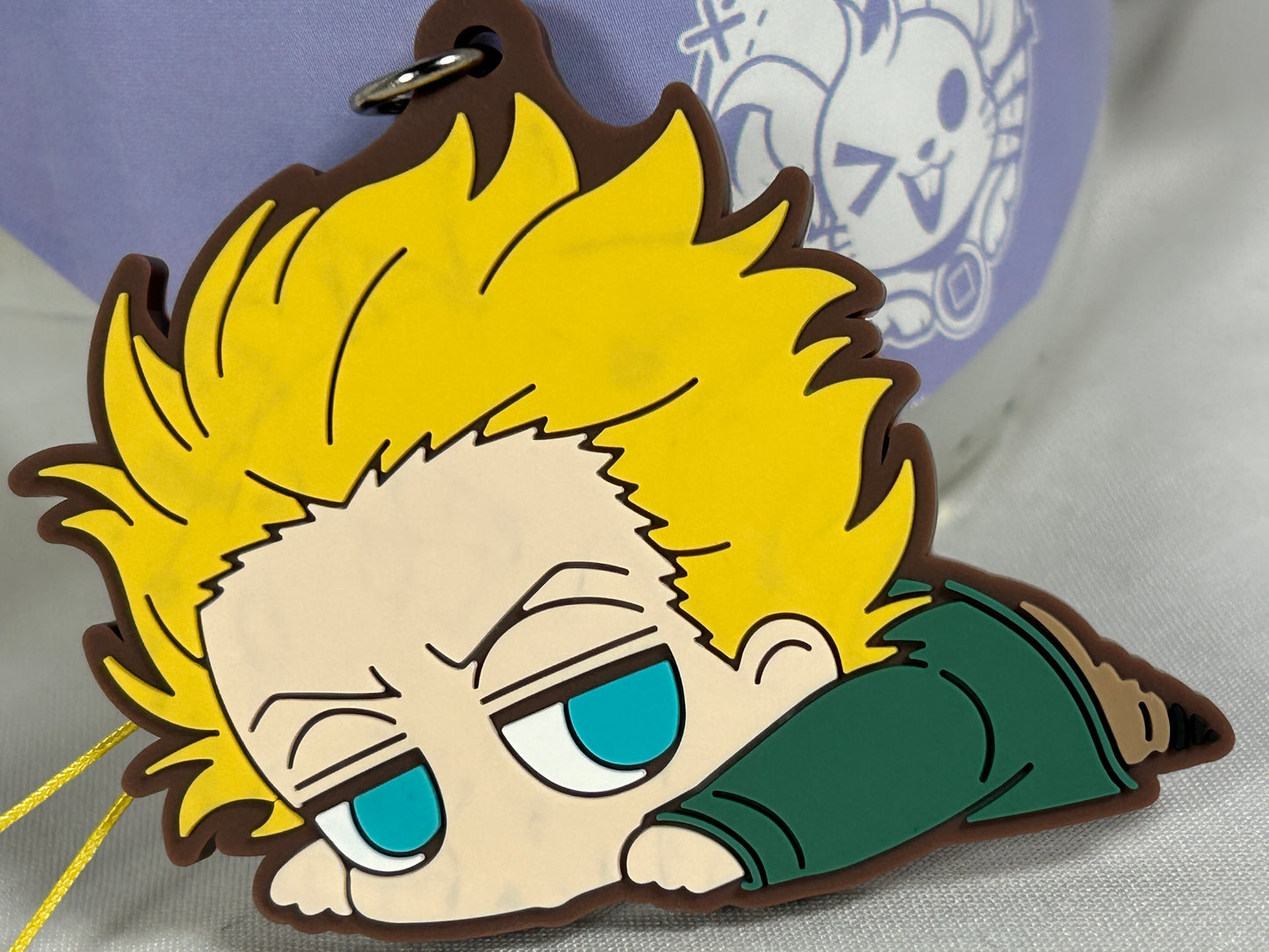 Fredrick Arthur Darun Rubber Strap Keychain Banana Fish Movic 2019