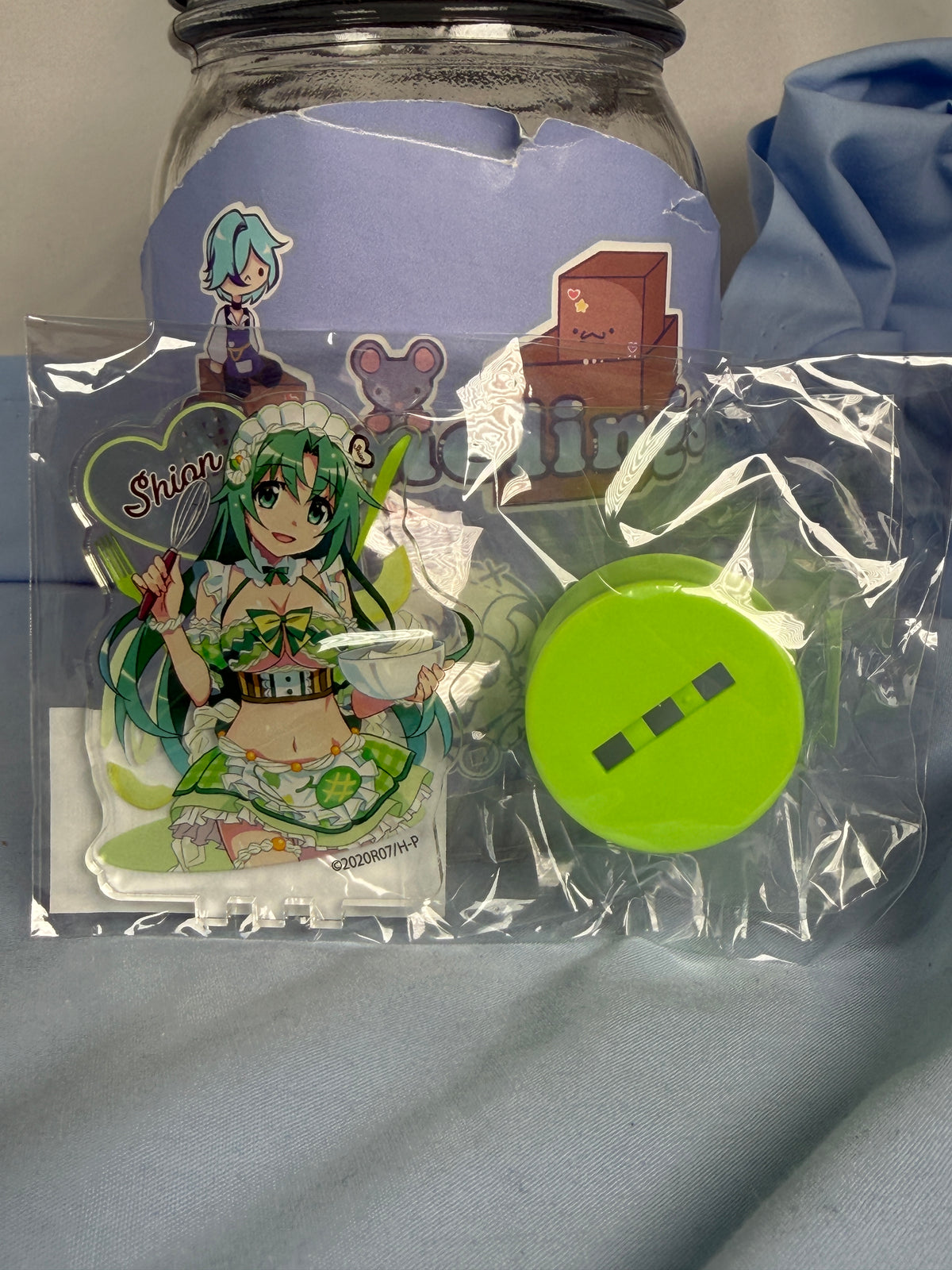 Shion Sonozaki Bottle Lid Acrylic Higurashi When They Cry Moe Café Prize D