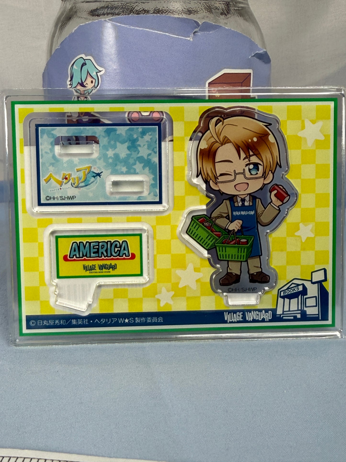 America Acrylic Stand Hetalia World Stars x Village Vanguard Collaboration