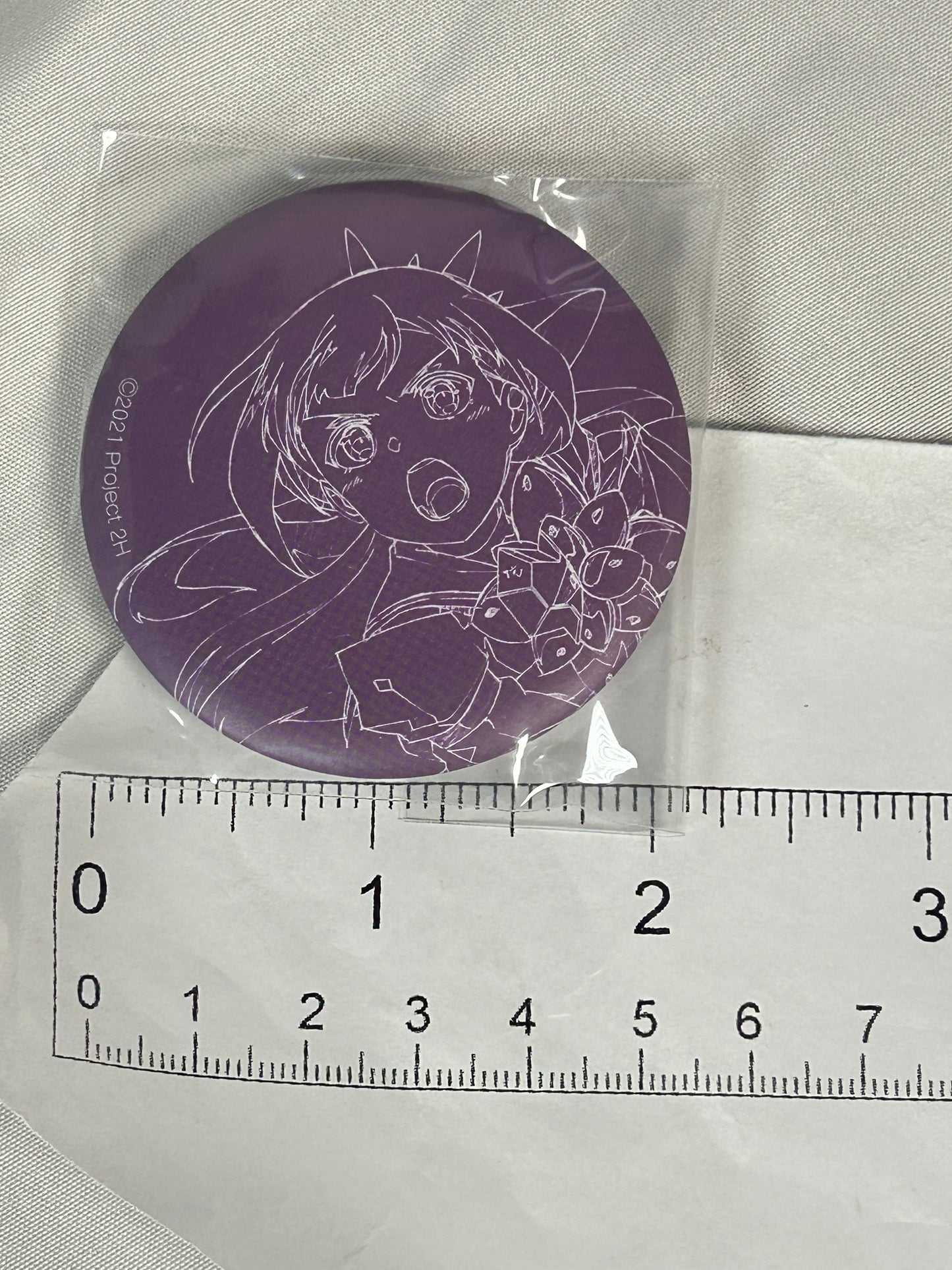 Yuuki Yuuna Can Badge Button Yuuki Yuuna is a Hero