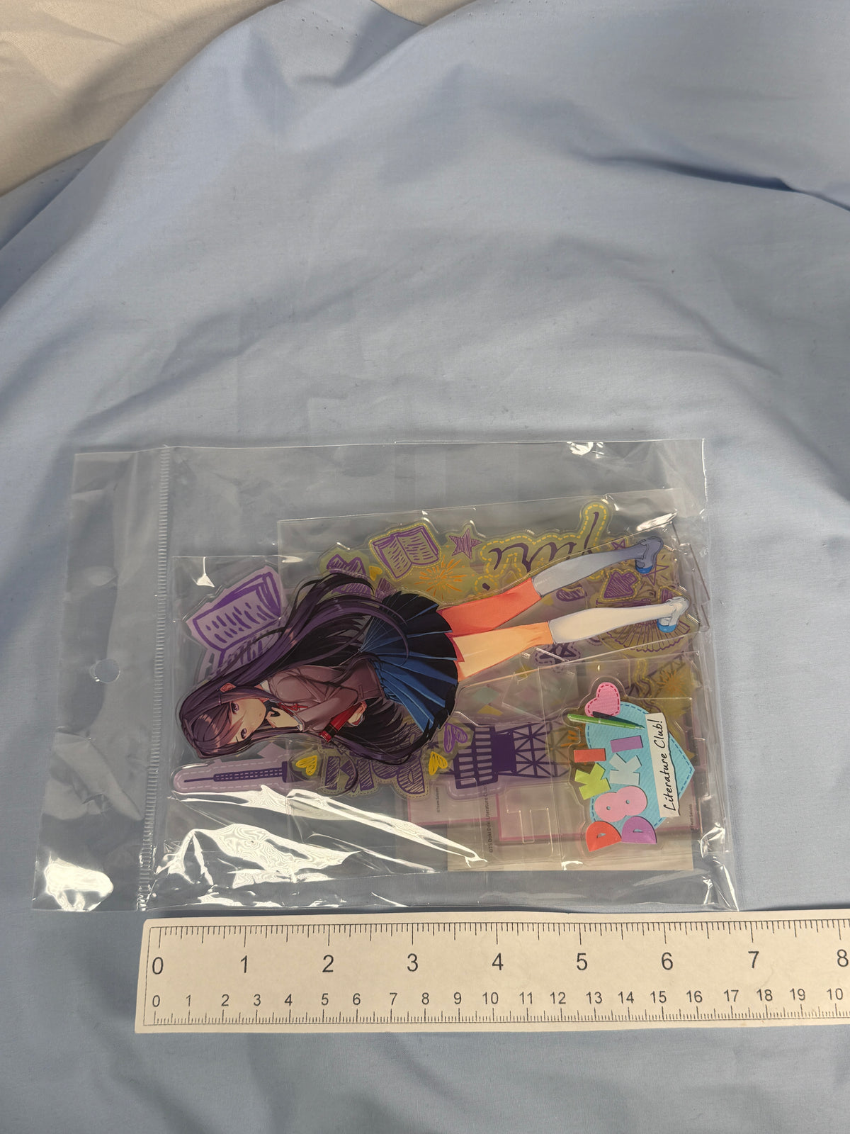 Yuri Original Art Acrylic Stand Doki Doki Literature Club DDLC Tokyo Tower