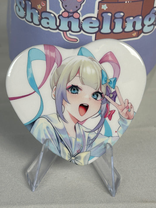 KAngel Heart Button Badge Needy Streamer Overload Popup