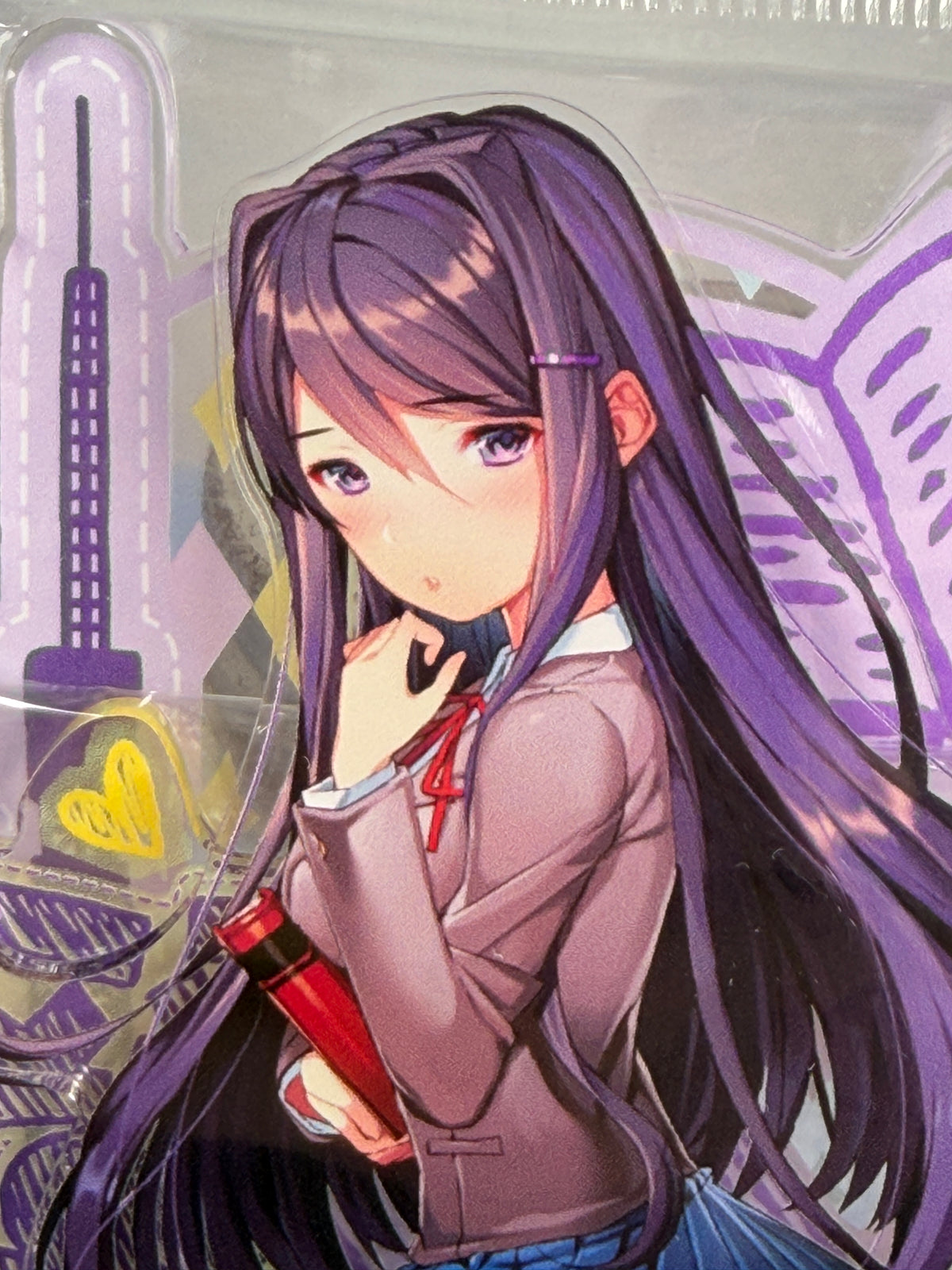 Yuri Original Art Acrylic Stand Doki Doki Literature Club DDLC Tokyo Tower