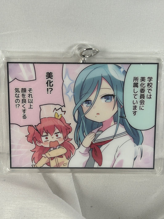 Momoi Airi Hinomori Shizuku One Panel Comics Acrylic Strap Project Sekai