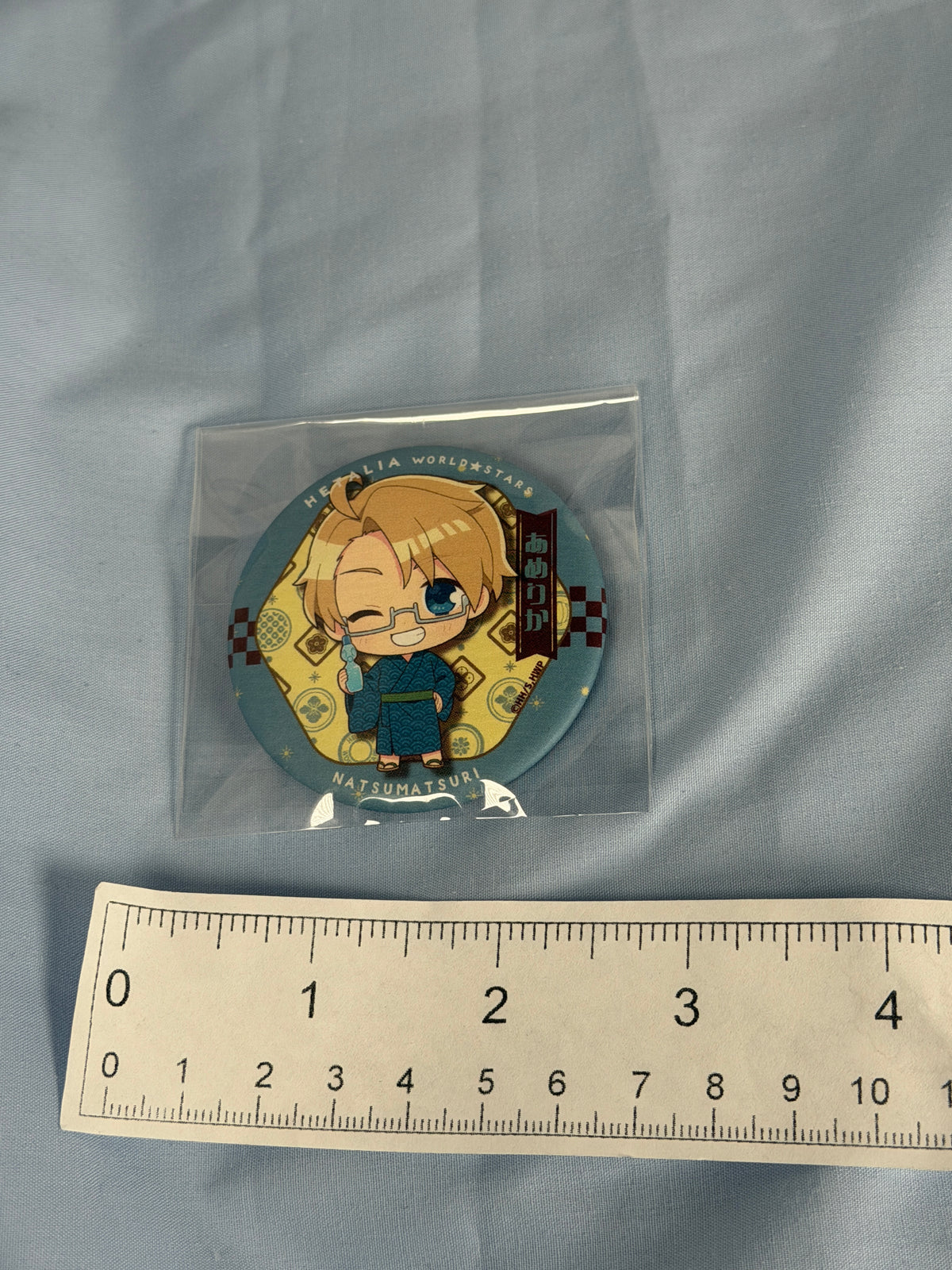 America Natsumatsuri Can Badge Pin Animega Popup Shop Hetalia World Stars