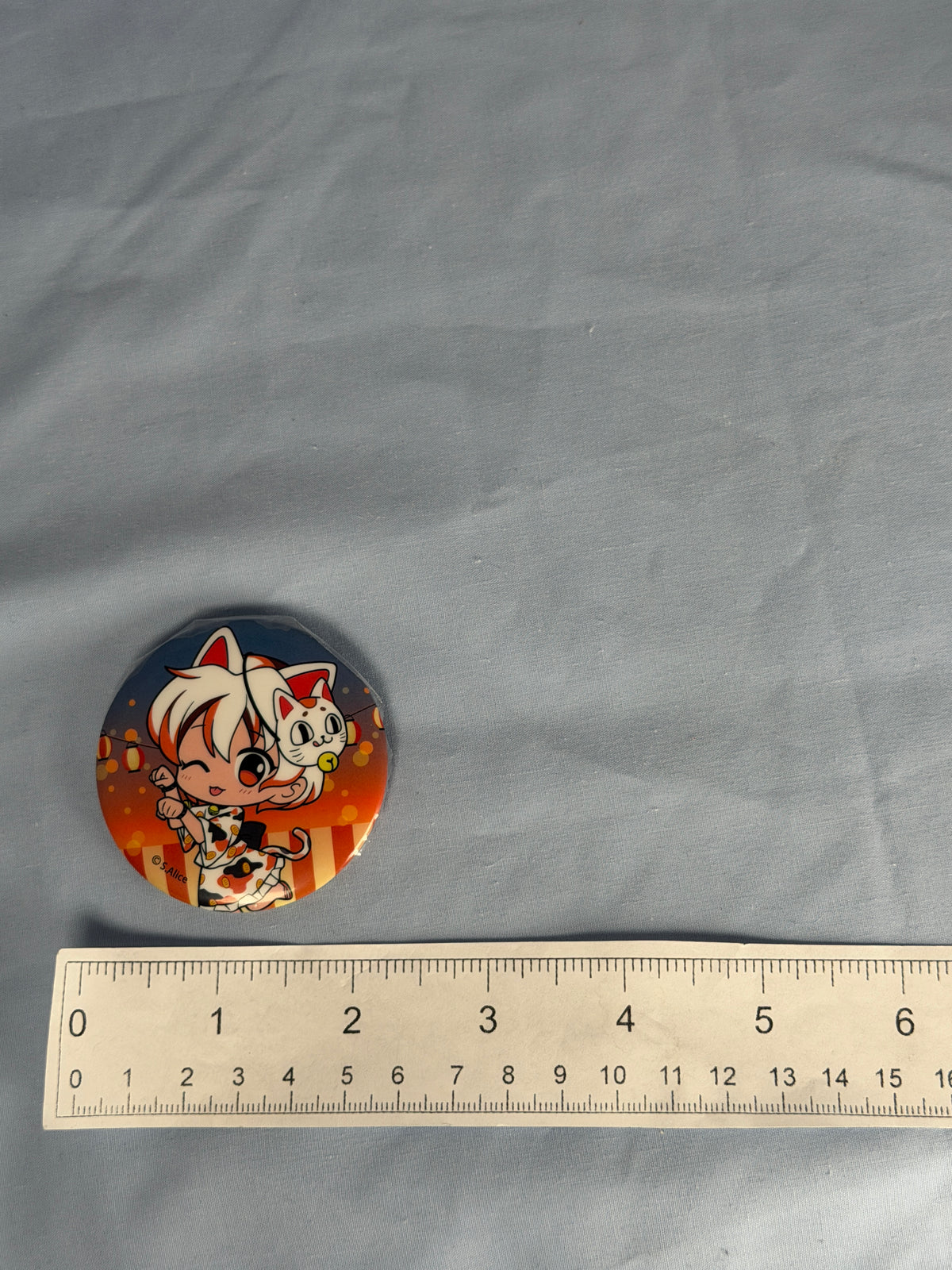 Mike Goutokuji Summer Festival Can Badge Pin Touhou Project LEC