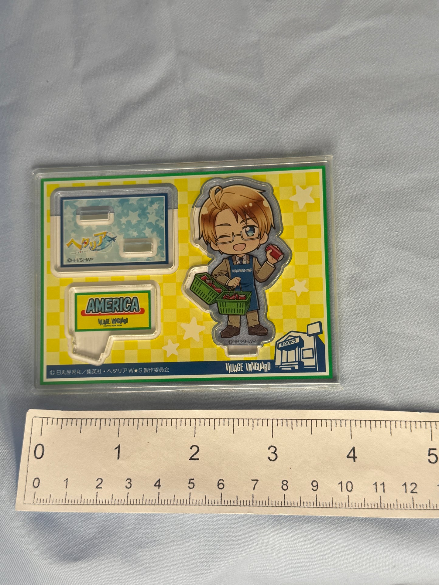 America Acrylic Stand Hetalia World Stars x Village Vanguard Collaboration