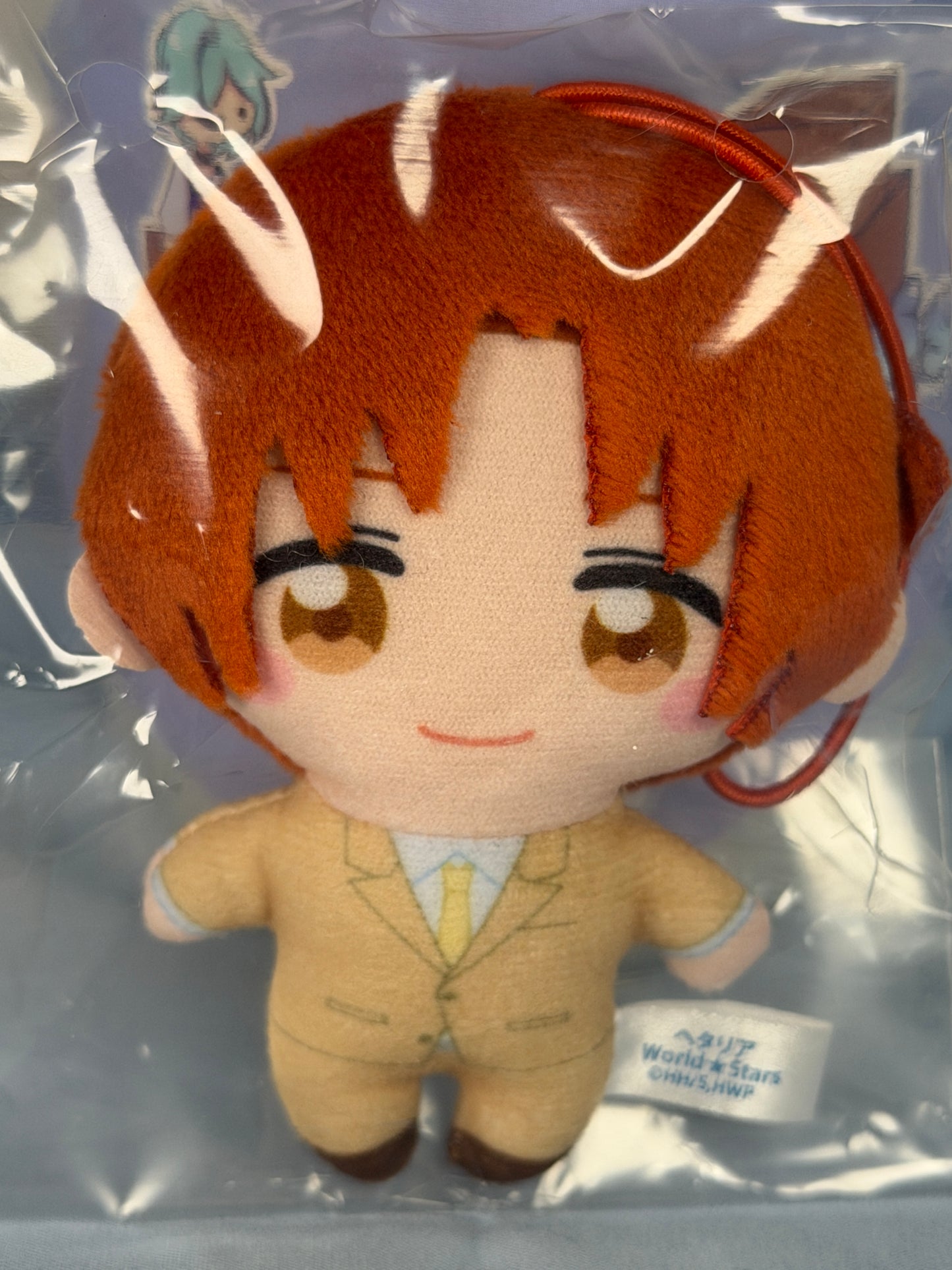 Italy Plush Keychain Strap Kapukko Friends Hetalia World Stars