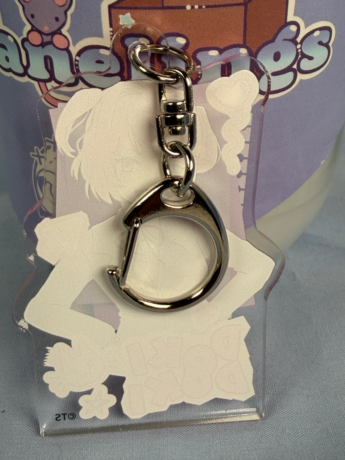 Natsuki Iyowa Art Acrylic Keychain Doki Doki Literature Club DDLC x Tokyo Tower