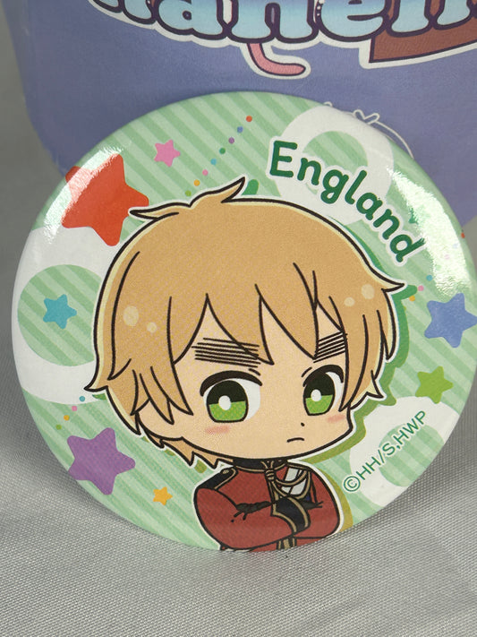 England Trading Button Badge Hetalia World Stars x Seria