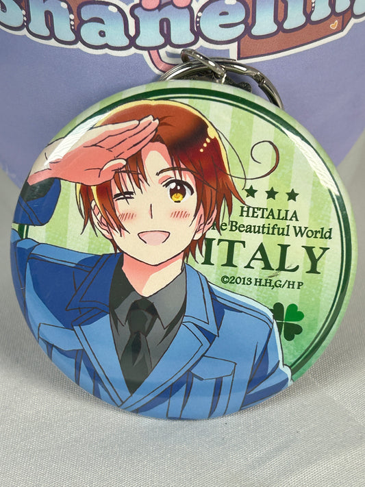 Northern Italy Button Badge Hetalia the Beautiful World 2013