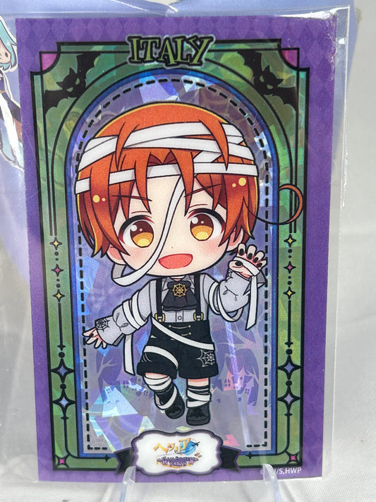 Italy Halloween Party Clear Card Hetalia World Stars