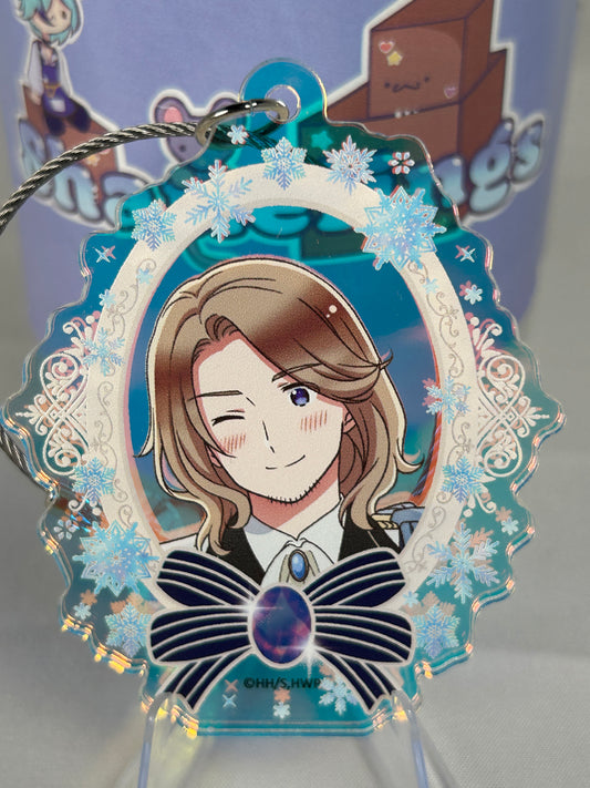 France Snow Prince Café Acrylic Keychain Hetalia World Stars Café
