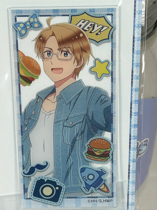 America Acrylic Stand Greetings With Denim Hetalia World Stars WEB Lottery