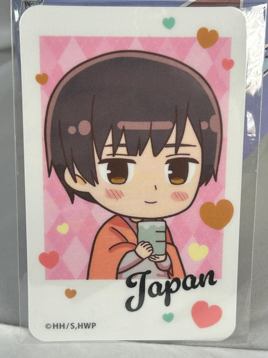Japan Card Hetalia World Stars Gallery Collaboration Cafe