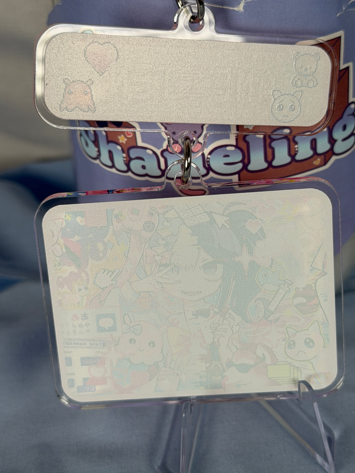 Ame-Chan KAngel Acrylic Keychain Needy Streamer Overload Nidiga Exhibition 4