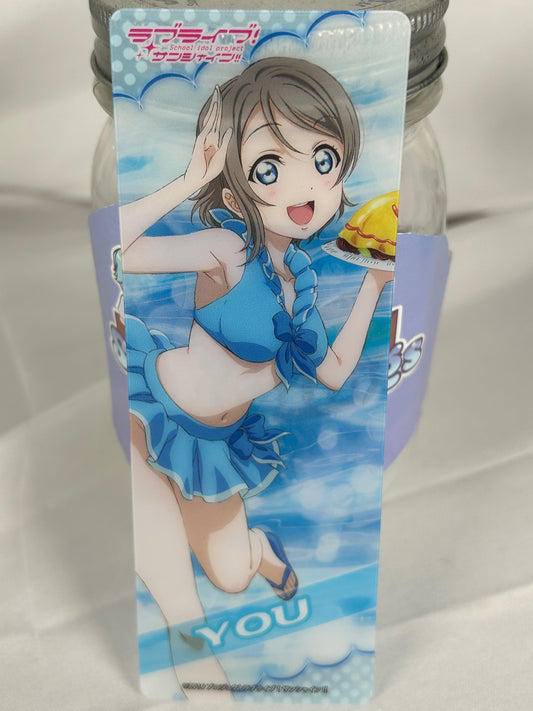 You Watanabe Swimsuit Plastic Bookmark Love Live Aqours Sunshine