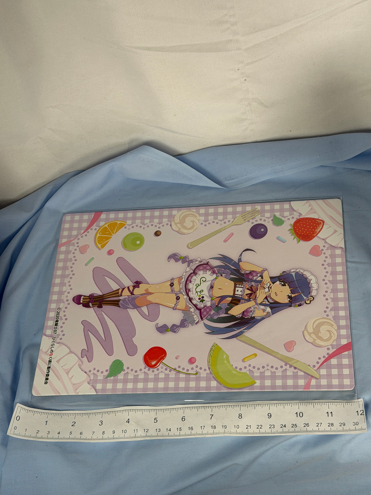 Rika Furude A4 Artboard Higurashi When They Cry Moe Café Lottery Prize F