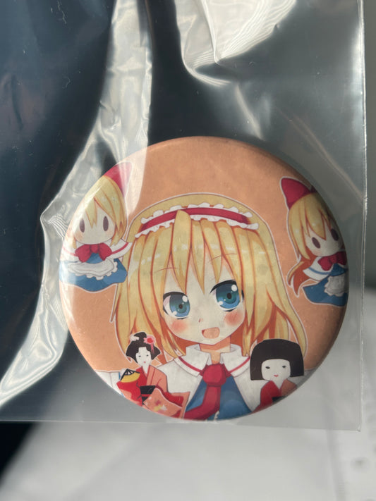 Alice Margatroid Can Badge Touhou Project