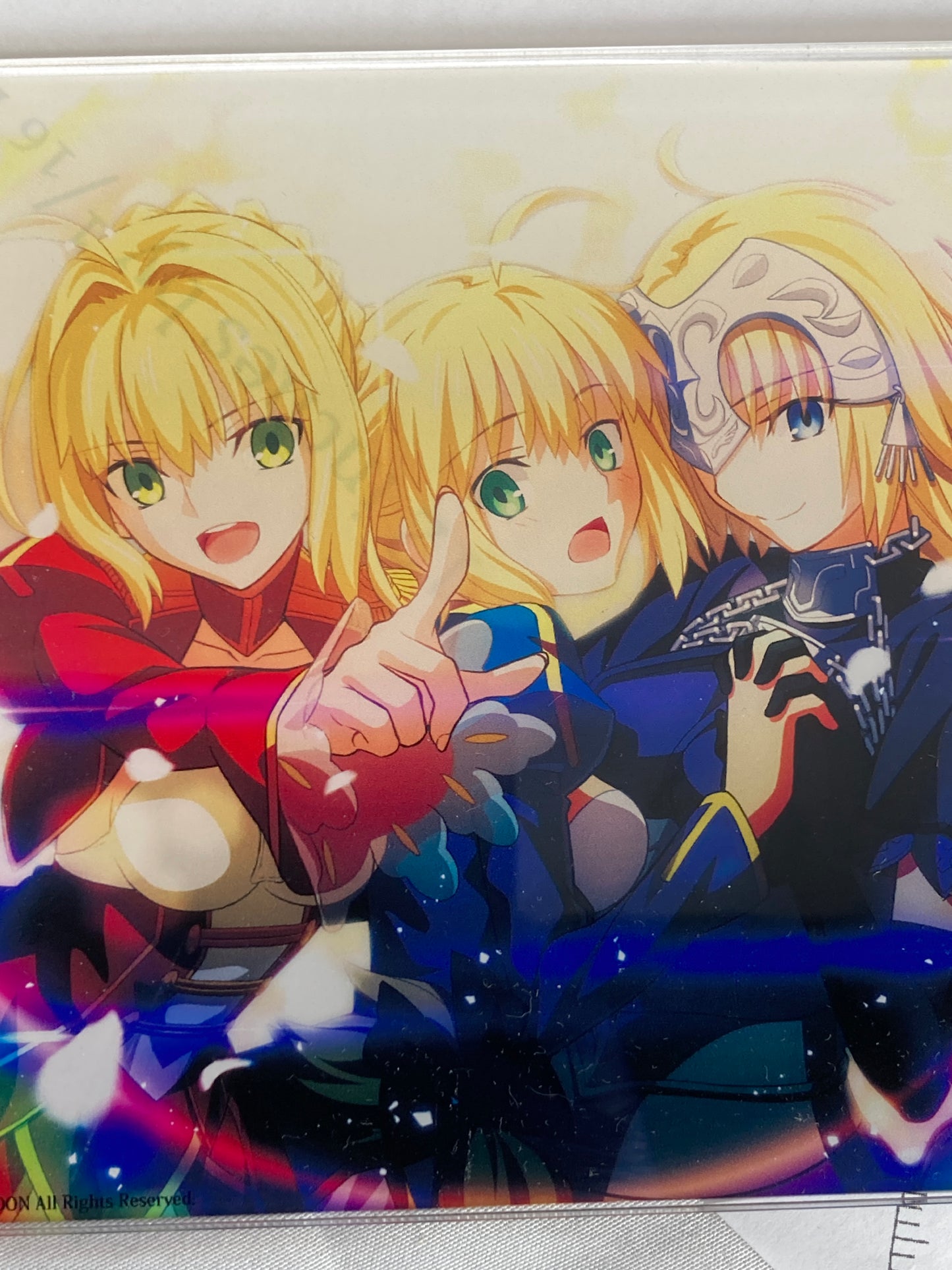 Saber Nero Claudius Jeanne d'Arc Acrylic Block