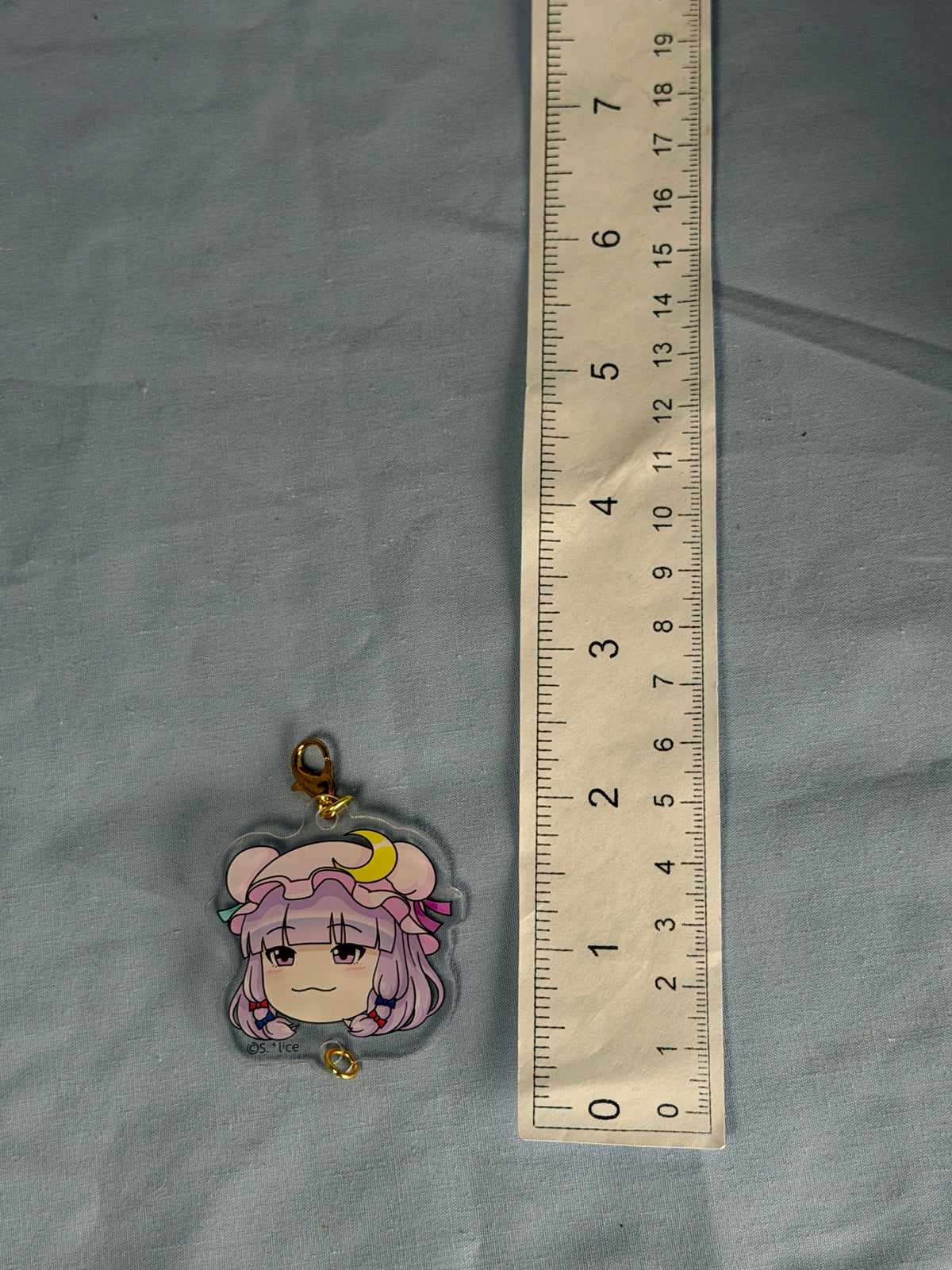 Patchouli Knowledge Take it Easy! Acrylic Keychain Touhou Project