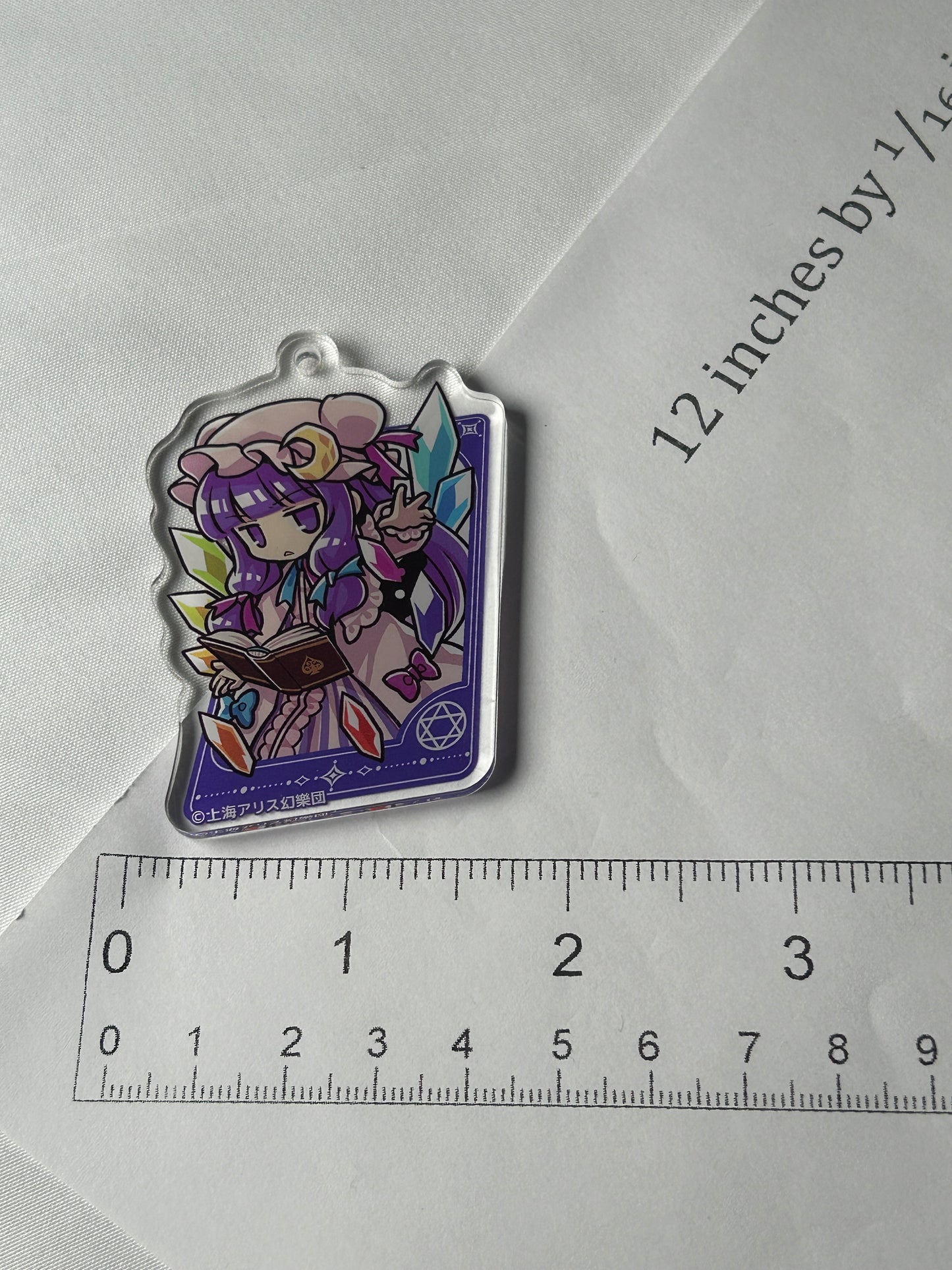 Patchouli Knowledge Tobidastyle Acrylic 2017 Aquamarine Touhou Project