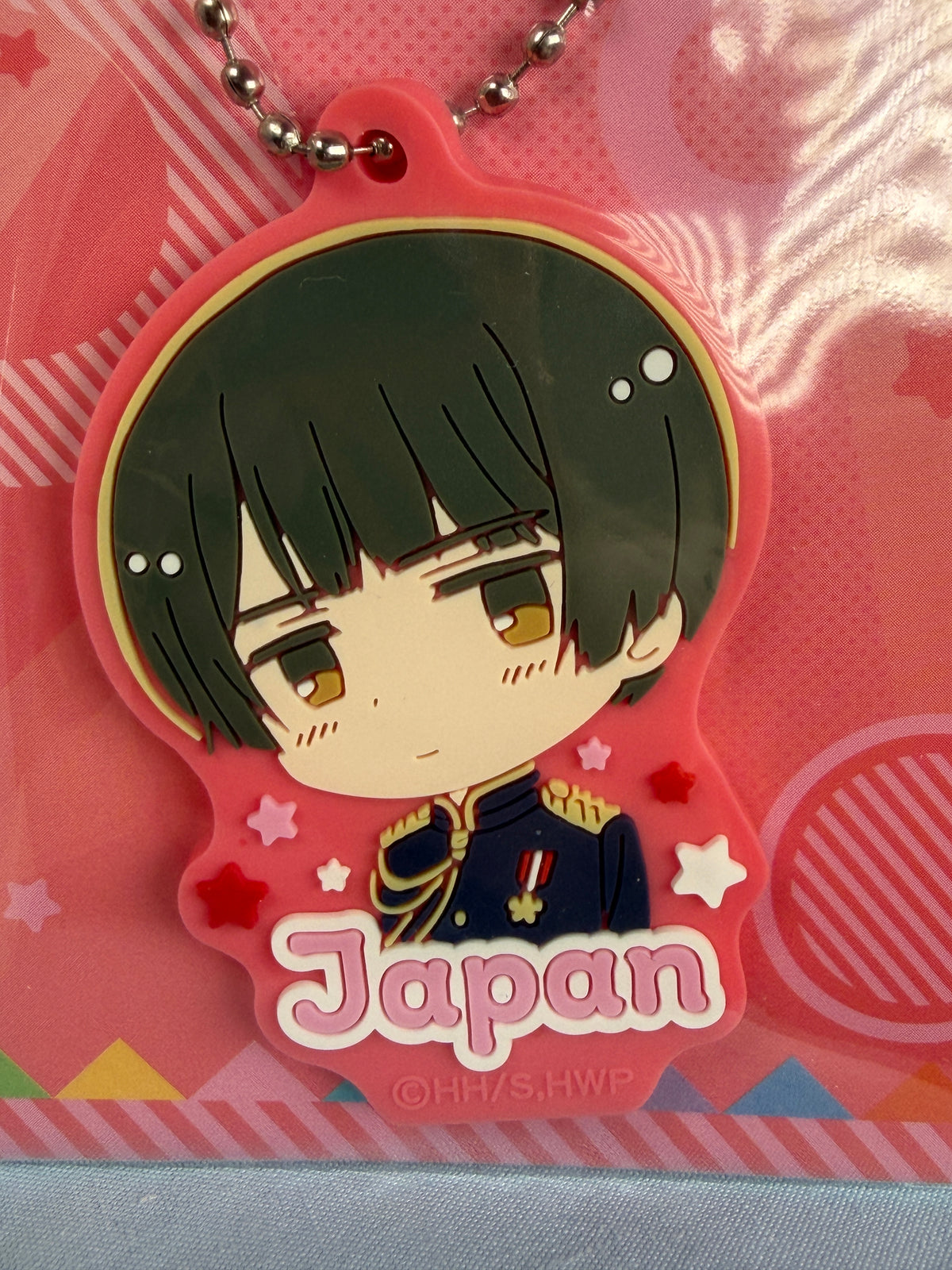 Japan Rubber Keychain Hetalia World Stars Seria Collaboration