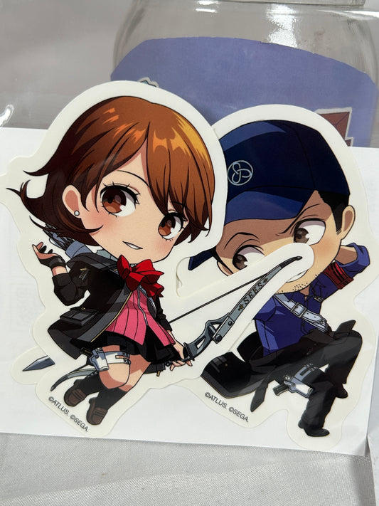Yukari Takeba Junpei Iori Sticker Set Persona 3 Reload Good Smile Lottery F Prize