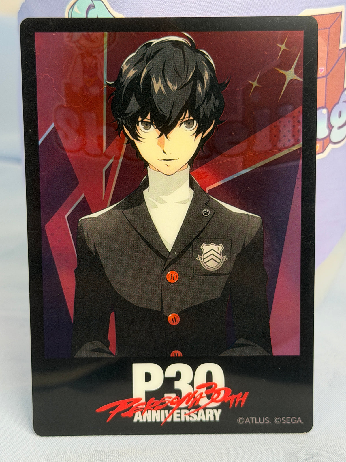 Ren Amamiya Joker Holo Transparent Card Persona 5 Royal 30th Anniversary