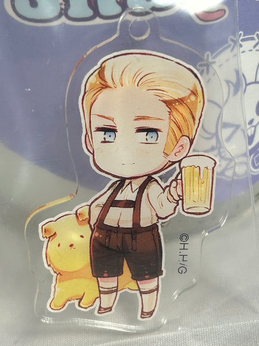 Germany Ludwig Acrylic Keychain Hetalia The World Twinkle Canaria