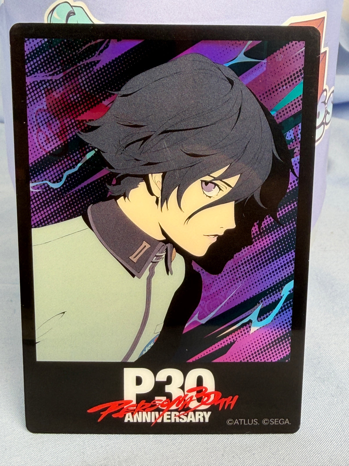 Naoya Toudou Holo Transparent Card Persona 1 30th Anniversary