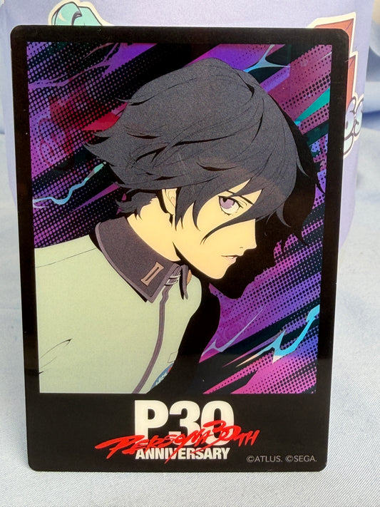 Naoya Toudou Holo Transparent Card Persona 1 30th Anniversary