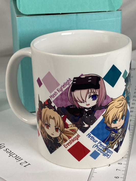 Fate Grand Order Servants Mug Mash Arthur Ereshikgal Dantes Sherlock Katsushika